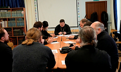 Благочинный возглавил работу очередного собрания духовенства Калачеевского церковного округа