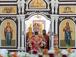 Епископ Россошанский и Острогожский Дионисий совершил Божественную литургию в Георгиевском храме с. Манино Калачеевского района