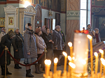 В канун Недели Торжества Православия Преосвященнейший епископ Дионисий совершил всенощное бдение в Ильинском кафедральном соборе