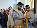 В Казанском храме города Павловска совершили чин Великого освящения воды