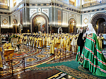 Глава Россошанской епархии сослужил Предстоятелю Русской Православной Церкви в Храме Христа Спасителя в Москве
