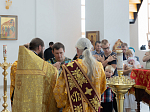 Епископ Россошанский и Острогожский Дионисий совершил Божественную литургию в Воскресенском соборе Белогорского епархиального мужского монастыря