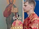 Епископ Дионисий возглавил Божественную литургию на территории Верхнемамонского казачьего кадетского корпуса с. Гороховка и совершил закладку камня в основание храма