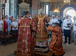 Торжества в честь праздника святого пророка Божия Илии в Россоши возглавил Высокопреосвященнейший Леонтий, митрополит Воронежский и Лискинский