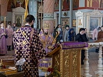 В Неделю Торжества Православия Преосвященнейший епископ Дионисий совершил Литургию в Ильинском кафедральном соборе