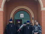 В Великий понедельник епископ Дионисий совершил литургию Преждеосвященных Даров в храме преподобного Сергия, игумена Радонежского, п.г.т. Подгоренский