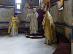 В день памяти Всех святых, в земле Российской просиявших, епископ Дионисий совершил Литургию в Ильинском кафедральном соборе города Россошь