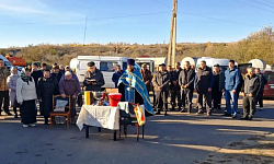 В Воробьевском районе совершен благодарственный молебен по случаю завершения уборки урожая