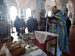 Праздничное богослужение в храме с. Новотолучеевка