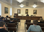 Клирик Свято-Ильинского кафедрального собора провел встречу с россошанскими школьниками