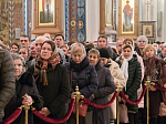 Александр Гусев встретил Рождество в Благовещенском соборе