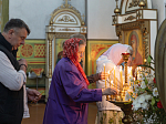Епископ Россошанский и Острогожский Дионисий совершил Литургию в храме святых апостолов Петра и Павла с. Репьевка