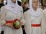 В праздник Светлого Христова Воскресения Преосвященнейший епископ Дионисий совершил Пасхальную великую вечерню в Свято-Ильинском кафедральном соборе г. Россоши