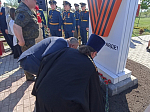 Руководитель молодежного отдела Россошанской епархии принял участие в торжественном митинге, посвященном Дню Великой Победы