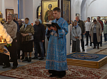 В преддверии престольного праздника епископ Дионисий совершил всенощное бдение в Казанском храме города Павловска