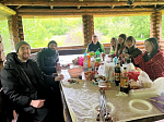 Молодежный актив Свято-Ильинского кафедрального собора города Россошь посетил храм в селе Урыв Острогожского благочиния