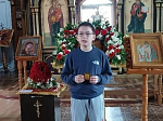 В храме Архистратига Божия Михаила села Воробьевка отметили творческие успехи воспитанников воскресной группы