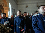 Казаки и казачьи кадеты посетили Спасский Костомаровский монастырь