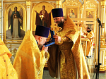 В Свято-Тихоновском соборном храме города Острогожска отметили престольный праздник торжественным соборным богослужением