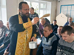 Иерей Игорь Подопригорин совершил Крещение над жителем Березовского психоневрологического интерната