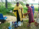 В день памяти святителя Николая за с. Глубокое на источнике в его честь был отслужен водосвятный молебен