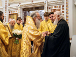 Епископ Россошанский и Острогожский Дионисий сослужил Предстоятелю Русской Православной Церкви в Храме Христа Спасителя в Москве