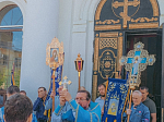 В день престольного праздника в храме Успения Пресвятой Богородицы города Калач совершено торжественное богослужение