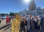 Освящение новой детской площадки на территории Покровского храма города Павловска