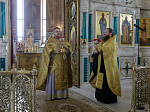 В день памяти Всех святых, в земле Российской просиявших, епископ Дионисий совершил Литургию в Ильинском кафедральном соборе города Россошь