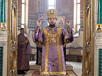 Преосвященнейший епископ Дионисий совершил Божественную литургию в Ильинском кафедральном соборе г. Россошь