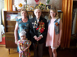 Поздравление ветеранов в Острогожске