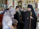 В день памяти Всех святых, в земле Российской просиявших, епископ Дионисий совершил Литургию в Ильинском кафедральном соборе города Россошь