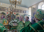 В праздник Святой Троицы Преосвященнейший епископ Дионисий совершил Литургию в Свято-Троицком храме города Россоши