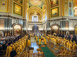 Епископ Россошанский и Острогожский Дионисий с сонмом архиереев Московского Патриархата сослужил Святейшему Патриарху Московскому и всея Руси Кириллу