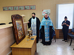 В отдел РУВД по Острогожскому району была принесена чтимая икона Божией Матери «Знамение» Павловская