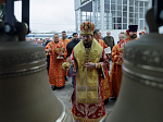 В понедельник Светлой седмицы епископ Дионисий совершил Литургию в храме Покрова Пресвятой Богородицы города Павловска