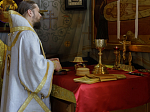 Глава Россошанской епархии возглавил воскресное богослужение в Свято-Ильинском кафедральном соборе Россоши