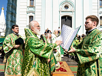 В день памяти прп. Сергия Радонежского Правящий Архиерей Россошанской епархии сослужил Предстоятелю Русской Церкви за Литургией в Троице-Сергиевой лавре