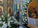 В канун Великой Субботы Преосвященнейший епископ Дионисий совершил утреню с чином погребения в Ильинском кафедральном соборе г. Россошь
