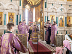 Преосвященнейший епископ Дионисий совершил Божественную литургию в Ильинском кафедральном соборе г. Россошь