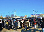 В городе Павловске освятили воду в Крещенской купели на реке Дон