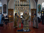 В пятницу первой седмицы Великого поста Глава Россошанской епархии совершил Литургию Преждеосвященных Даров в храме Вознесения Господня города Калач