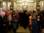 В праздник Светлого Христова Воскресения глава Россошанской епархии возглавил торжественное богослужение в Свято-Ильинском кафедральном соборе г. Россоши