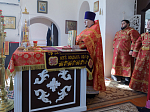 Преосвященнейший епископ Дионисий совершил Божественную литургию в Георгиевском храме села Манино Калачеевского района
