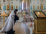 Накануне праздника Преображения Господня секретарь Россошанской епархии совершил всенощное бдение в Ильинском кафедральном соборе города Россоши