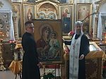 Состоялось принесение иконы Божией Матери «Оршанская» в храм Преображения Господня города Острогожска