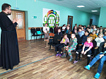 Иерей Дионисий Киреев провел тематическое мероприятие в Руднянской школе-интернат Воробьевского района