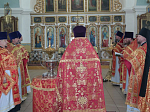В храме Иоанна Воина города Богучара совершено торжественное соборное богослужение