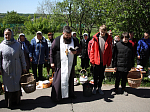 В Великую субботу в Каменке было совершено освящение пасхальной снеди