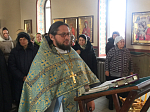 Богослужение в с. Митрофановка, на праздник Введения во храм Пресвятой Богородицы